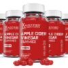 Paquete 5 frascos gomitas vinagre sidra manzana Justified Laboratories