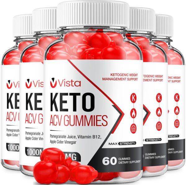 Paquete Vista Keto ACV Gummies 5 unidades