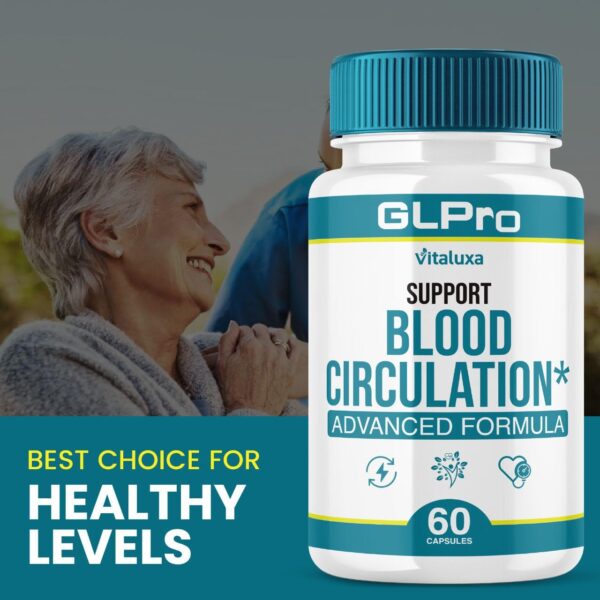 Vitaluxa GLPro Blood Support etiqueta producto