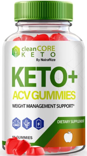 gomitas clean core keto acv suplemento saludable natural