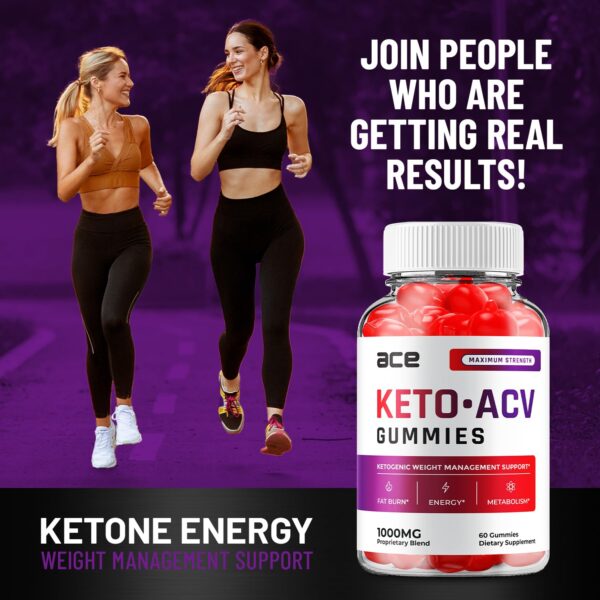 Gomitas Ace Keto ACV ingredientes naturales apoyo control peso