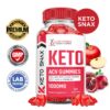 Paquete gomitas Keto Snax con ACV y ingredientes naturales