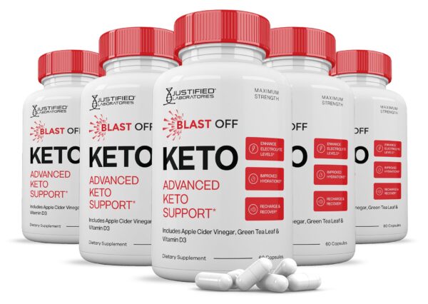 Blast Off Keto ACV cápsulas apoyo consumo diario keto