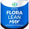 Frasco cápsulas NutraVibe Flora Lean Max 60 unidades