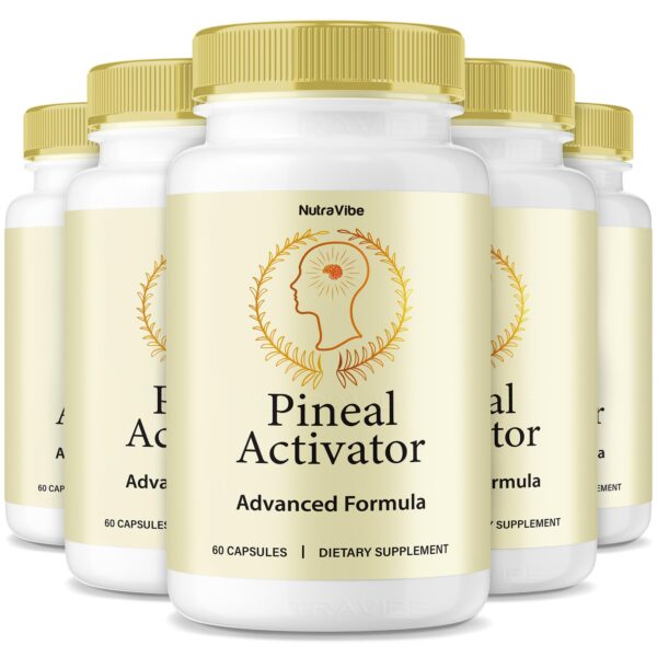 Frasco de cápsulas activadoras de la glándula pineal NutraVibe