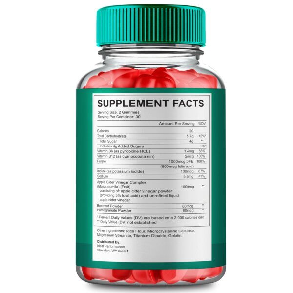 Gomitas Keto ACV Moss Trim paquete de 5 para apoyo de bienestar