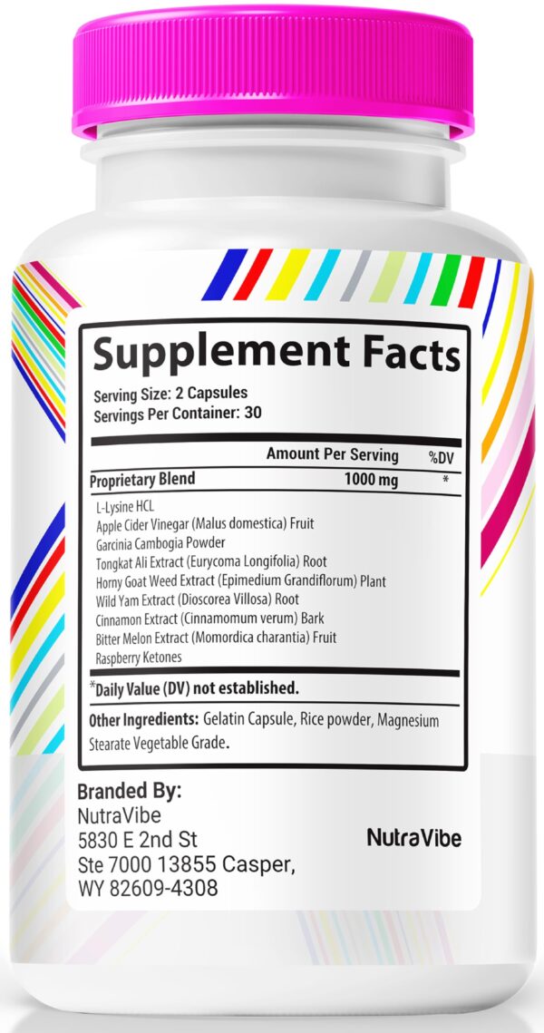 Frasco NutraVibe cápsulas Silvets para fitness y bienestar