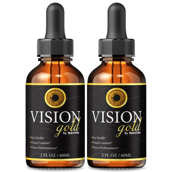 Vision Gold Drops Frente Del Envase