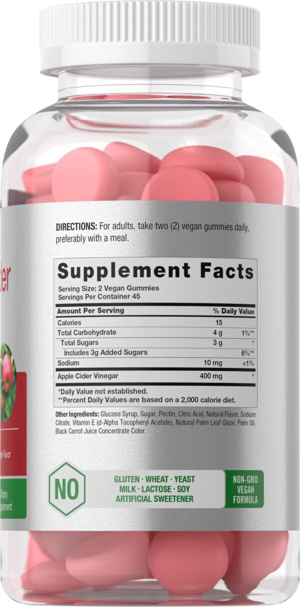 Etiqueta Horbäach gomitas vinagre sidra manzana