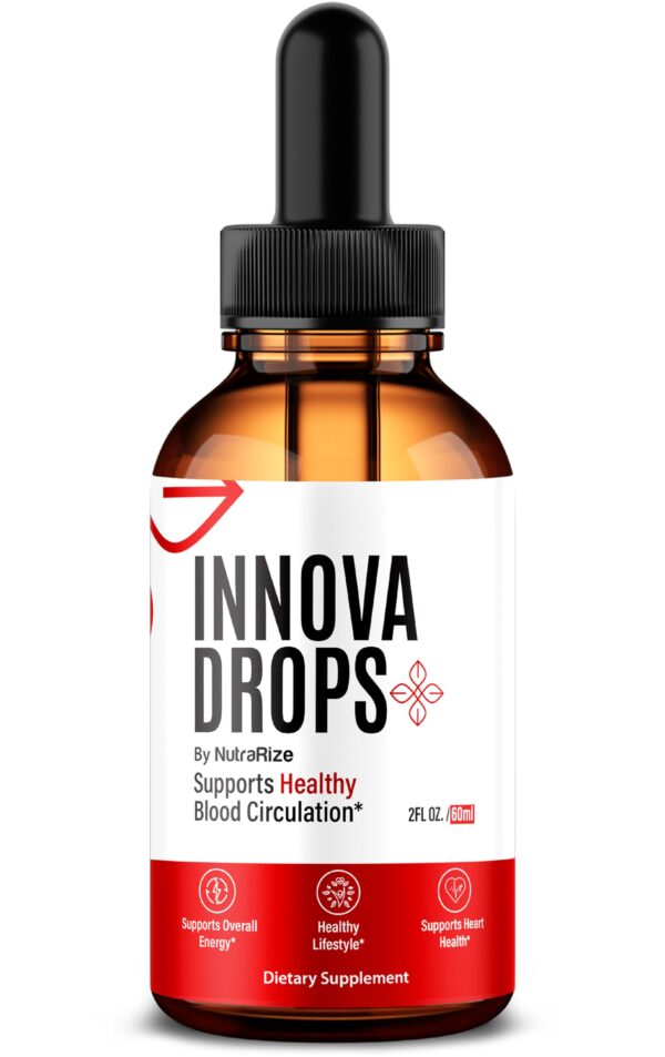 Botella NutraRize Innova Drops soporte sangre fórmula líquida