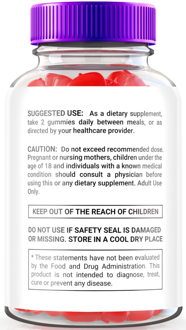 Detalle gomitas Keto ACV EternalMe 180 unidades