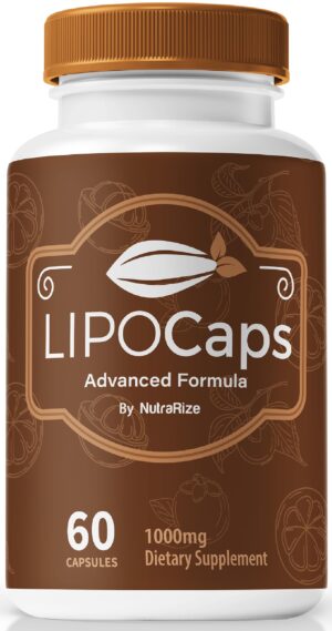 Frasco cápsulas Lipocaps fórmula avanzada para keto