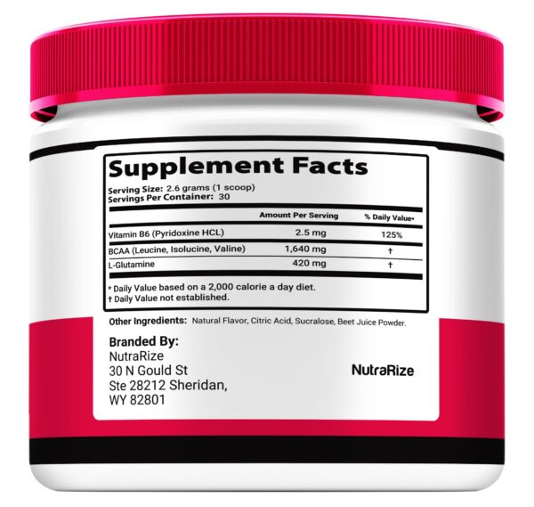 Suplemento en polvo MetaForm NutraRize para fitness y energía