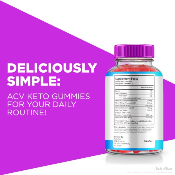 Paquete cerrado gomitas Slim Aura Keto ACV oficial