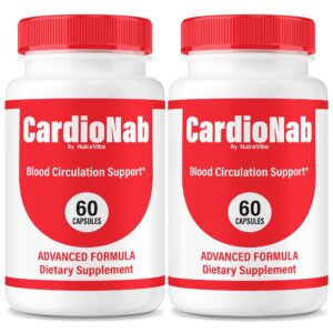 Frente del envase CardioNab de NutraVibe