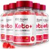 Paquete de 5 gomitas X10 Boost Keto ACV para pérdida de peso