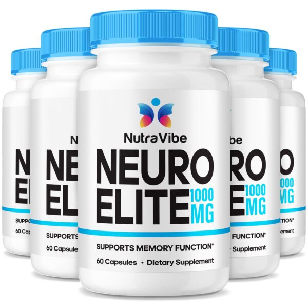 Paquete de 5 Neuro Elite cápsulas soporte cognitivo