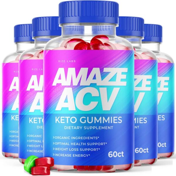 gomitas keto acv rize labs paquete 5 con 300 gomitas