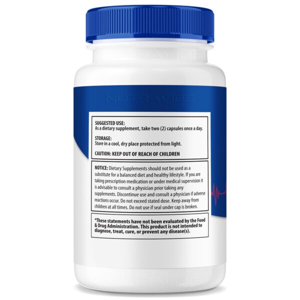 NutraVibe Cardiolis etiqueta frontal