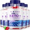 Paquete de gummies Bio Science Keto Plus para pérdida de peso rize labs
