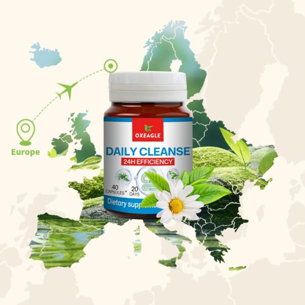 Cápsulas naturales para detox y bienestar intestinal