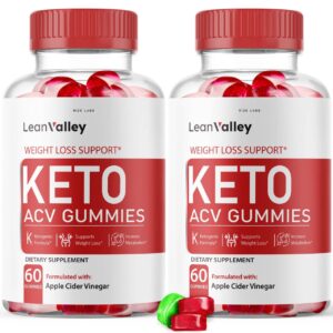 Paquete de gomitas Lean Valley Keto ACV 120 unidades