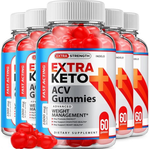 Gomitas Extra Keto ACV frasco para pérdida de peso fuerte