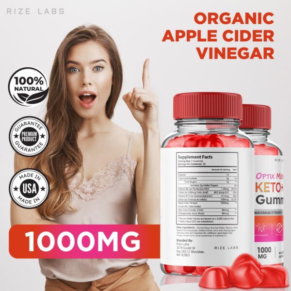 Gomitas keto y vinagre de manzana para dieta