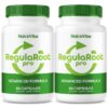 Frasco de RegulaRoot Pro soporte digestivo con cápsulas naturales NutraVibe