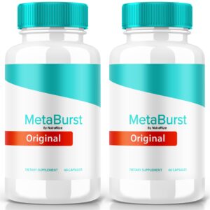 MetaBurst Keto fórmula avanzada 120 cápsulas paquete doble