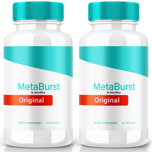 MetaBurst Keto fórmula avanzada 120 cápsulas paquete doble