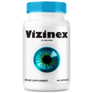 Paquete de cápsulas NutraVibe Vizinex para cuidado ocular diario