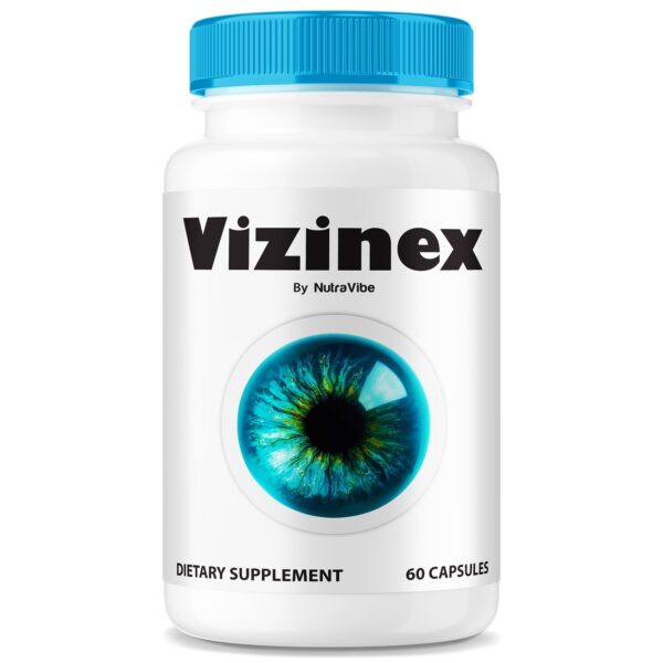 Paquete de cápsulas NutraVibe Vizinex para cuidado ocular diario