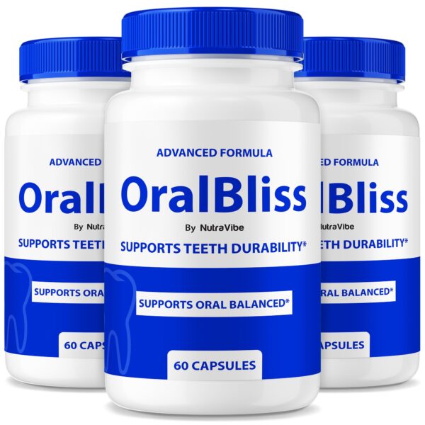 Paquete de cápsulas NutraVibe OralBliss para cuidado oral