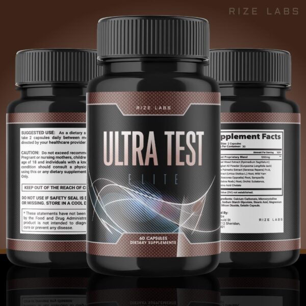 rize labs suplemento cápsulas Ultra Test Elite