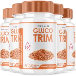 GlucoTrim cápsulas naturales para niveles saludables pack 5