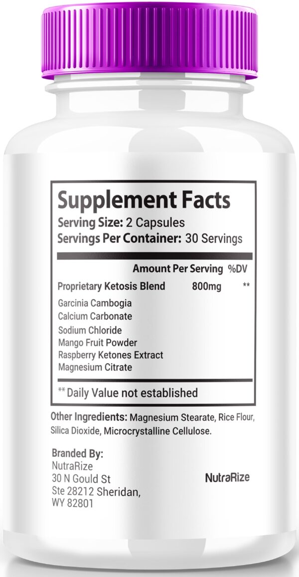 Frasco cápsulas Ketokandies apoyo limpieza y metabolismo