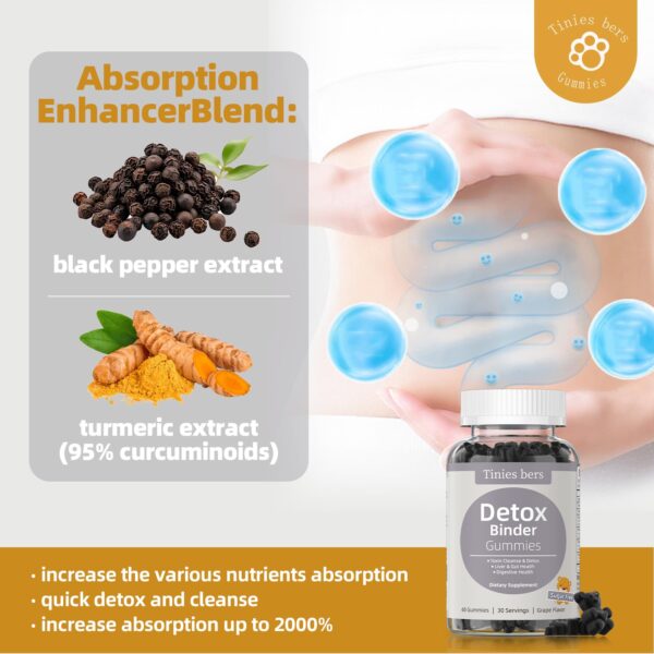 Conjunto de gomitas en envase