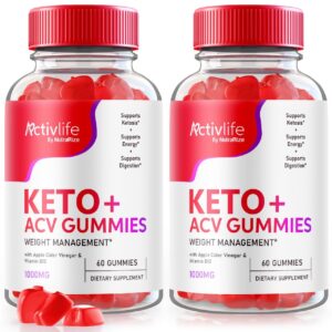 Gomitas ActivLife Keto Vinagre de Manzana para pérdida de peso