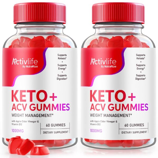 Gomitas ActivLife Keto Vinagre de Manzana para pérdida de peso