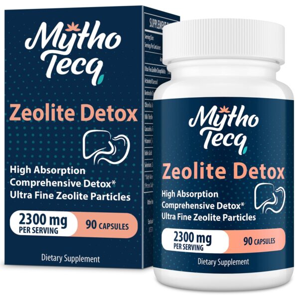 Version 1.0.0 Paquete cápsulas detox zeolita 2300mg para limpieza cuerpo