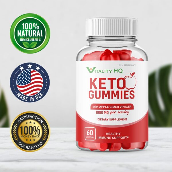 Paquete gomitas Vitality Ketos ACV 60 unidades