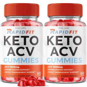 Gomitas RapidFit Keto ACV para pérdida de peso con vinagre de sidra de manzana