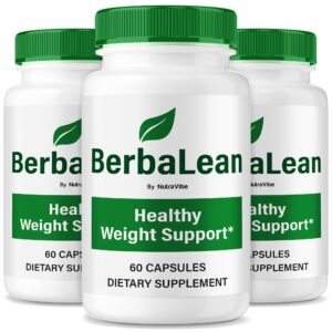 Frente del envase BerbaLean con etiqueta