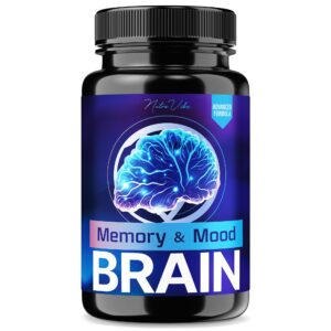 NutraVibe Memory Mood Brain cápsulas frente