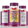 Detalle de gomas keto ACV rize labs en envase