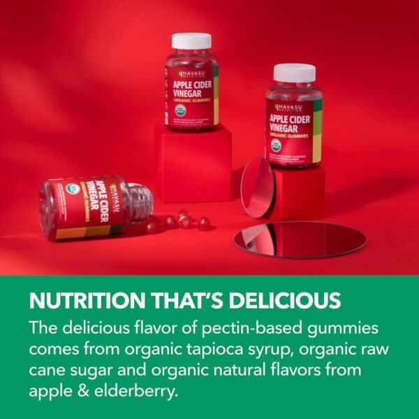 Gomitas vinagre de sidra de manzana HAVASU NUTRITION 60 unidades