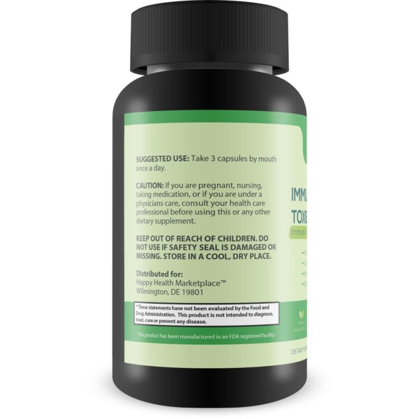 Cápsulas Immune Detox Toxibinder Pro para limpieza y defensa inmune