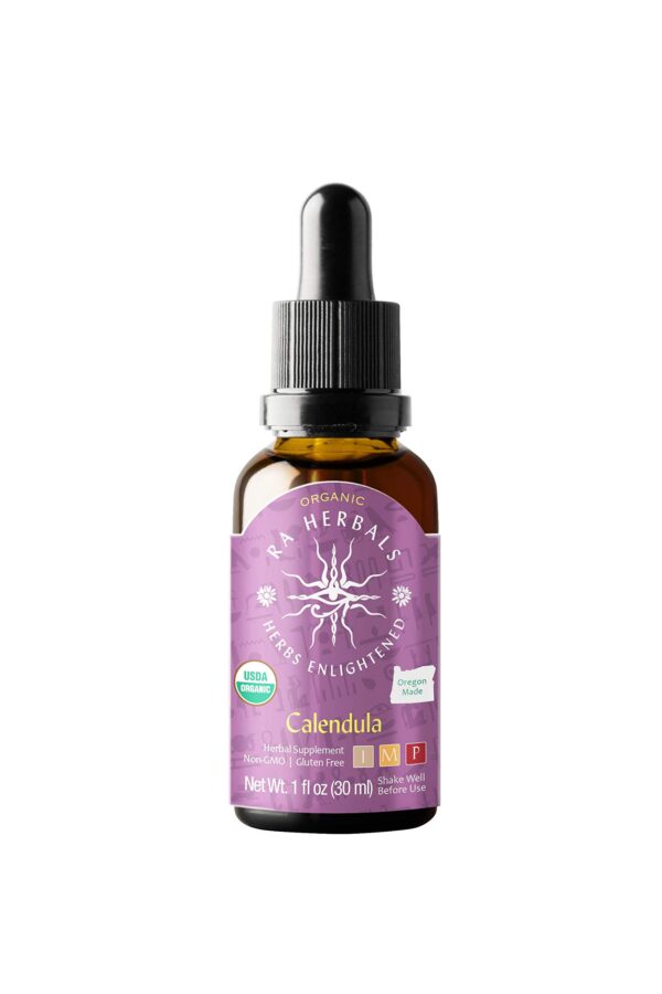 Ra Herbals extracto líquido orgánico caléndula botella 30 ml