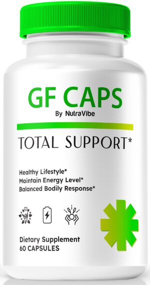 NutraVibe GF Caps pastillas naturales para energía y circulación
